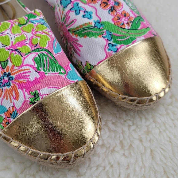 Lilly Pulitzer Target Nosey Posey Espadrille 10.5 - Picture 2 of 16